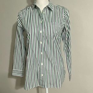 NWT J Crew petite button down striped shirt - 4P